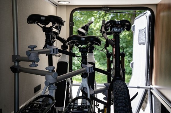 Bike Carrier for 2 Bicycles - Fiat version (vehicles WITH platform in the garage)