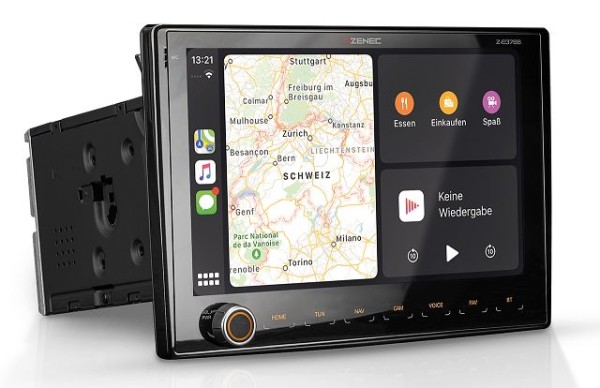 Zenec 3766 multimedia package + double reversing camera 2.0 with Camos pre-wiring for Ducato 8 incl. 7 years card update