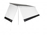 Sun blocker front wall for Touring awning