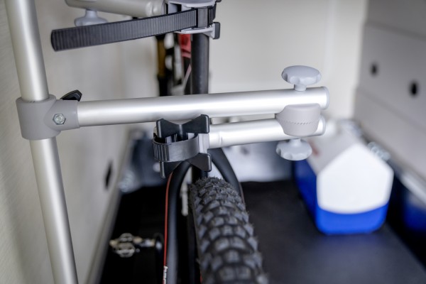 Bike Carrier for 2 Bicycles - Fiat version (vehicles WITH platform in the garage)