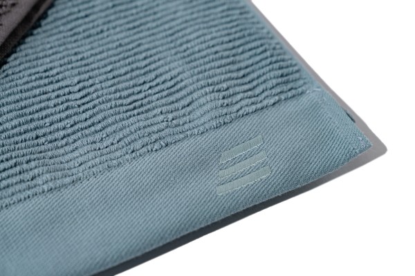 Serviette Hymer bleu source