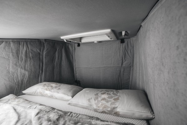 Nachrüstset Schlafdachisolierung 4-teilig für Camper Van Schlafdach Fiat mit 180° Öffnung
