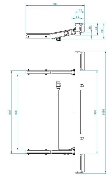 Backrack+ Number and Light Bar